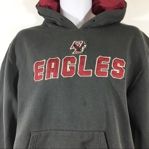 Eagles Grey Hoodie SZ Mens M